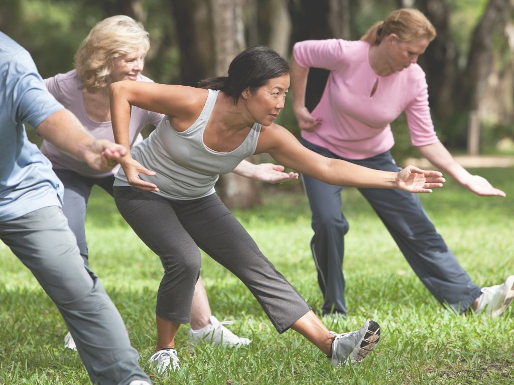 build resilience with healthy coping strategies like tai chi