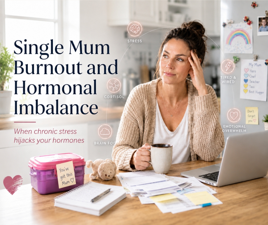 single mum burnout and hormonal imbalance